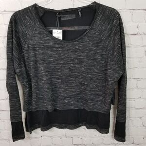 Buffalo David Bitton Black Space Dye Top NWT